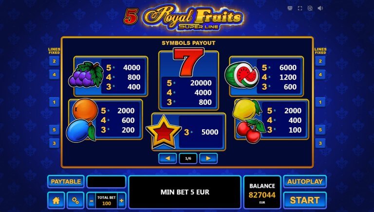 5 Royal Fruits screenshot