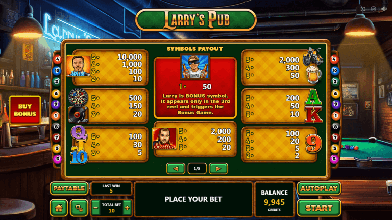 Larry’s Pub screenshot