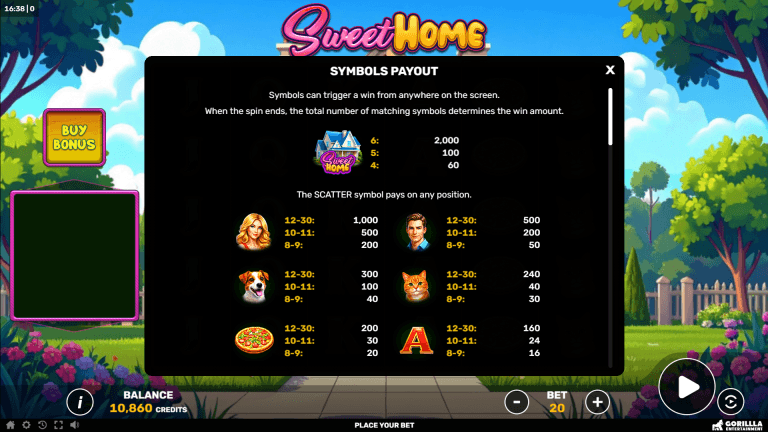 Sweet Home screenshot